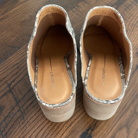 Stylish New snakeskin mules NEW - Picture 3 of 4